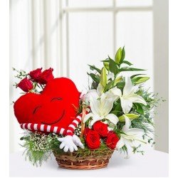 Beyaz lilyum Aranjmanı