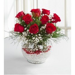 Kırmızı Gül Aranjmanı
